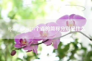 哈尔滨34个省的简称分别是什么