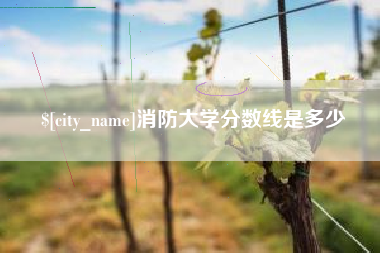 哈尔滨消防大学分数线是多少
