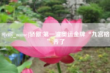 哈尔滨骄傲!第一波奥运金牌“九宫格”齐了