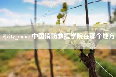 哈尔滨中国消防救援学院在那个地方