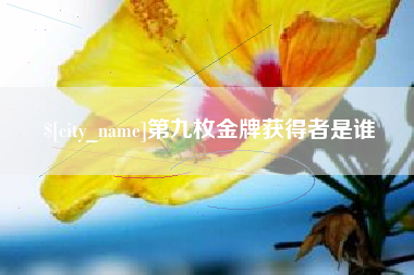 哈尔滨第九枚金牌获得者是谁