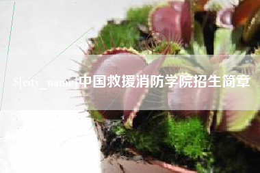 哈尔滨中国救援消防学院招生简章