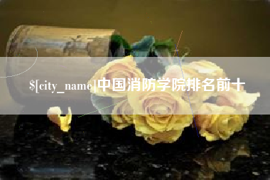 哈尔滨中国消防学院排名前十