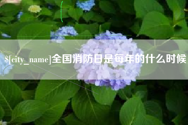 哈尔滨全国消防日是每年的什么时候