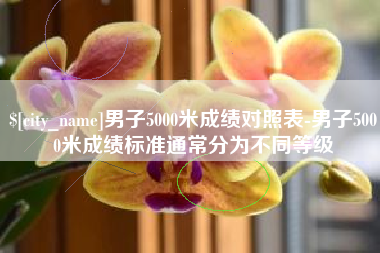 哈尔滨男子5000米成绩对照表-男子5000米成绩标准通常分为不同等级