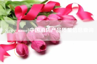 哈尔滨中国消防产品质量信息查询