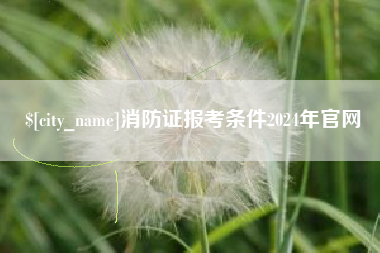 哈尔滨消防证报考条件2024年官网