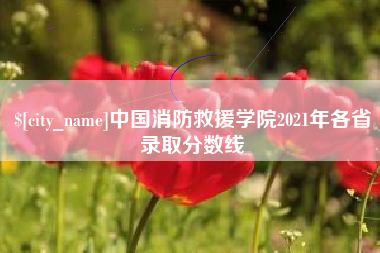 哈尔滨中国消防救援学院2021年各省录取分数线