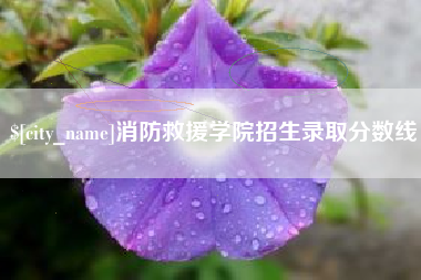 哈尔滨消防救援学院招生录取分数线