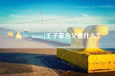 哈尔滨王子豪含义是什么？