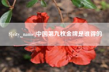 哈尔滨中国第九枚金牌是谁得的