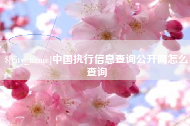 哈尔滨中国执行信息查询公开网怎么查询