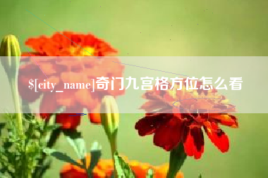 哈尔滨奇门九宫格方位怎么看