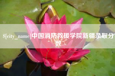 哈尔滨中国消防救援学院新疆录取分数