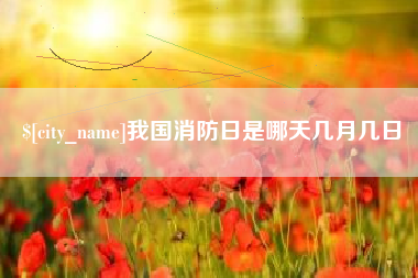 哈尔滨我国消防日是哪天几月几日