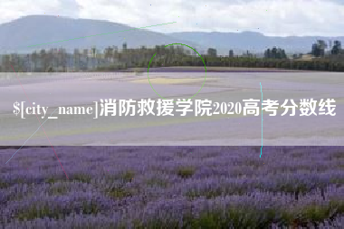 哈尔滨消防救援学院2020高考分数线