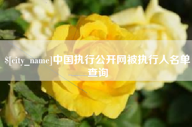 哈尔滨中国执行公开网被执行人名单查询