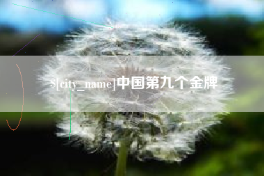 哈尔滨中国第九个金牌
