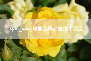 哈尔滨中国金牌都是哪个项目