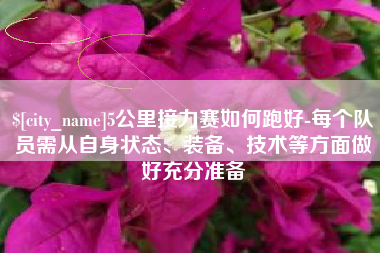 哈尔滨5公里接力赛如何跑好-每个队员需从自身状态、装备、技术等方面做好充分准备
