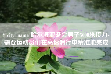 哈尔滨哈尔滨亚冬会男子5000米接力-需要运动员们在高速滑行中精准地完成