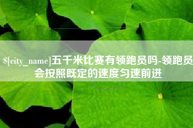 哈尔滨五千米比赛有领跑员吗-领跑员会按照既定的速度匀速前进