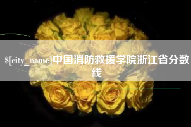 哈尔滨中国消防救援学院浙江省分数线