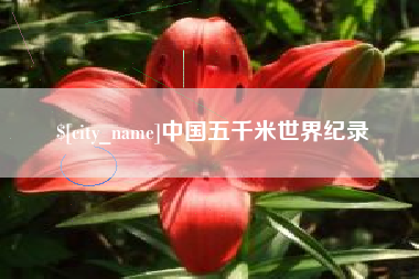 哈尔滨中国五千米世界纪录