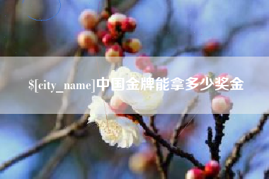 哈尔滨中国金牌能拿多少奖金