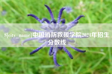 哈尔滨中国消防救援学院2024年招生分数线