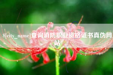 哈尔滨查询消防职业资格证书真伪网站